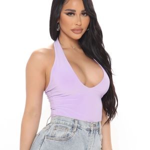 Fashion Nova lavender bodysuit